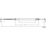 Трос ручника CABOR L6WV8X Q Renault Megane (LA) 1 Седан 10.6682 UBWM8