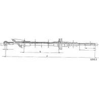 Трос сцепления CABOR 1252.2 1198287512 FQ5F4SO C 08RJ
