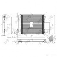 Радиатор кондиционера ABAKUS BS R3SY1 0240160015 1424763764