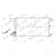 Радиатор кондиционера ABAKUS 1424614139 t1607003 2A RU5