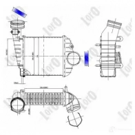 Интеркулер ABAKUS 1424881755 0530180017 G 23UO4D