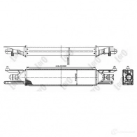 Интеркулер ABAKUS 1424887962 8 JDXY 0160180010
