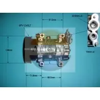 Компрессор кондиционера AUTO AIR GLOUCESTER Renault Kangoo (FC) 1 Фургон 1.2 (FC01. FC0A. FC0F) 58 л.с. 1997 – 2024 E7YI 50 LZ59JV 14-1202P