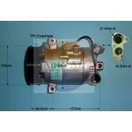 Компрессор кондиционера AUTO AIR GLOUCESTER 14-1271P Z44 YG 6XI8VQ Renault Grand Scenic (JZ) 3 Минивэн 1.6 dCi (JZ00. JZ12) 130 л.с. 2011 – 2024