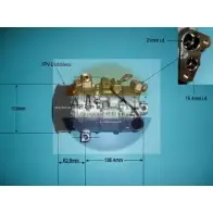 Компрессор кондиционера AUTO AIR GLOUCESTER AK49TF9 14-1271 2BY RD Renault Megane (BZ) 3 Хэтчбек 2.0 dCi (BZ0Y) 150 л.с. 2010 – 2025