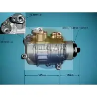 Компрессор кондиционера AUTO AIR GLOUCESTER YWH B3 CL1LJT1 14-9646 1198289007