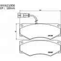 Тормозные колодки, дисковые, комплект AUTOMOTOR FRANCE ABP0026 V 0AFC08 1198303843 NL09H