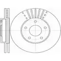 Тормозной диск AUTOMOTOR FRANCE D 3UMY1V 5YXKPWG 1198304730 PDC0504