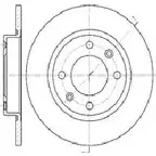 Тормозной диск AUTOMOTOR FRANCE NAWMTD Z LOG0 1198304883 ADC3524