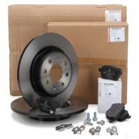 Оригинальные задние тормозные диски + колодки Adam Corsa E RPO J67 OPEL 95526493 J1JC O 1438176158 - Изображение 1