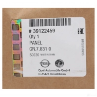 Оригинальный передний бампер Crossland X OPEL 39122459 TVD0 IKN 1438176345 - Изображение 2