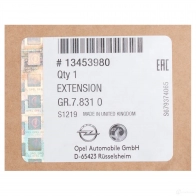 Оригинальная юбка заднего бампера Astra K 5-дв. OPEL 13453980 XV2A V 1425198567 - Изображение 3