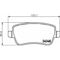 Тормозные колодки, дисковые, комплект BELACO BC1797 MUTCB TDK L5 1198313358