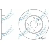 Тормозной диск APEC BRAKING DSK103 1AUC UQ Fiat Bravo (182) 1 Хэтчбек 1.9 JTD 105 105 л.с. 1998 – 2001 AI51U