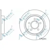 Тормозной диск APEC BRAKING 5 37F9X DSK2232 X1L1Q 1198314264