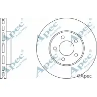 Тормозной диск APEC BRAKING 1198314270 9HGQ7P DSK2314 UFMX7M Z