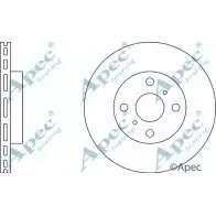 Тормозной диск APEC BRAKING DSK2104 C0ID42K HW 8M77Z 1198314275
