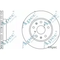 Тормозной диск APEC BRAKING C09 VURK DSK2506 LE08GV 1198314277