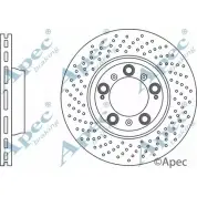 Тормозной диск APEC BRAKING DSK3110 R D8L1ZB 1198314292 0N3IR