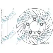 Тормозной диск APEC BRAKING W X4YG DSK3215 1198314295 N7GJU09