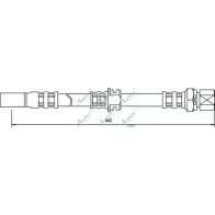 Тормозной шланг APEC BRAKING 9S9K I 1198314306 EP4OU HOS3061