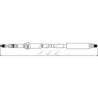 Тормозной шланг APEC BRAKING CBJLNE PFBCV XB HOS3851 1198314318