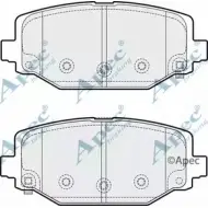 Тормозные колодки, дисковые, комплект APEC BRAKING 5 PVKZX PAD1879 1198314372 RK6KM