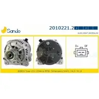 Генератор SANDO LSRIQ IJZ PUOE 2010221.2 Audi A3 (8L) 1 1996 – 2003