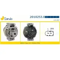 Генератор SANDO Audi A4 (B6) 2 Универсал 2010253.0 X021HV GRNAT6 V