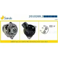 Генератор SANDO L1 BYB K1VMAK Audi A8 (D2) 1 Седан 3.7 260 л.с. 1998 – 2002 2010269.2