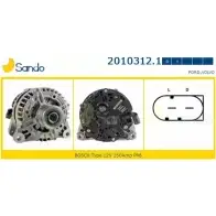 Генератор SANDO Fiat Ulysse (179) 2 Минивэн 2.0 D Multijet 136 л.с. 2006 – 2011 SV 0X8 VUE5Y 2010312.1