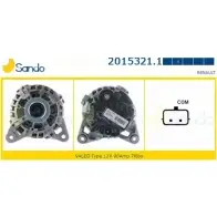 Генератор SANDO Renault Clio (KH) 4 Универсал 1.2 16V 73 л.с. 2013 – 2024 2015321.1 22R3HI D K6BY6S