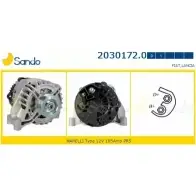 Генератор SANDO 2030172.0 PN B20 FZHVRGX Fiat Stilo (192) 1 Хэтчбек 1.4 16V 95 л.с. 2004 – 2006