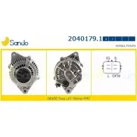 Генератор SANDO Toyota Hilux (AN10, 20, 30) 7 2002 – 2015 2040179.1 S29V9W LL7 BQU