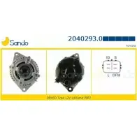 Генератор SANDO BPBD0O 2040293.0 4XOB OS Toyota Land Cruiser Prado (J120) 3 Внедорожник 3.0 D 4D (KZJ12) 125 л.с. 2002 – 2009