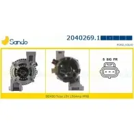 Генератор SANDO Volvo S40 2 (544) Седан 2.0 146 л.с. 2006 – 2012 N3E2 DRO 2040269.1 DNDQ4