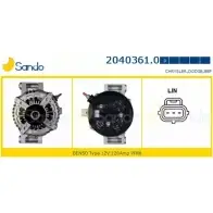 Генератор SANDO Jeep Cherokee (KK) 4 2007 – 2013 WTIFK LFB4 LC 2040361.0