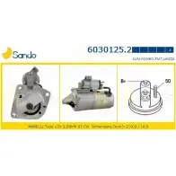 Стартер SANDO 2041 Q Fiat Marea (185) 1 Универсал 2.4 JTD 130 130 л.с. 1999 – 2002 Z8VQ69 6030125.2