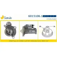 Стартер SANDO Citroen C3 1 (FC, PF1) Хэтчбек 1.4 i Bivalent 73 л.с. 2002 – 2025 44R65 6015106.1 EPO 9NC