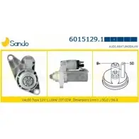 Стартер SANDO U KO9W5J 6015129.1 ZNN4P9A Volkswagen Polo (6N2) 3 Хэтчбек 1.6 16V GTI 125 л.с. 1999 – 2001