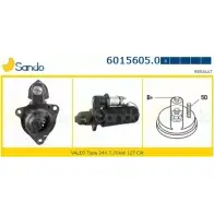 Стартер SANDO 1198319538 D9 0Y8B 6015605.0 BUWOK