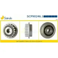 Шкив генератора SANDO SCP90246.1 GG0KB L KLZDM 1198320256