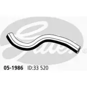 Патрубок радиатора, шланг GATES R9M WI IJA9JE 05-1986 1198335090