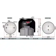 Пневмобаллон JURATEK RML70303C 1198345300 L8PF3F Z4EI LGS