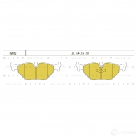 Тормозные колодки задние BLITZ bb0127 Bmw 3 (E46) 4 Кабриолет 2.5 323 Ci 170 л.с. 2000 – 2000 YYIZ9 CN