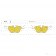 Тормозные колодки задние BLITZ Bmw 3 (E46) 4 Купе 2.5 325 Ci 192 л.с. 2000 – 2006 98EU E bb0129