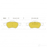 Тормозные колодки передние BLITZ KNK9 EX 1422986458 bb0283