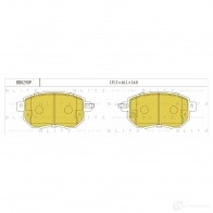 Тормозные колодки передние BLITZ Nissan Murano (Z51) 2 Кроссовер 3.5 4x4 265 л.с. 2009 – 2014 N JMGU bb0290p