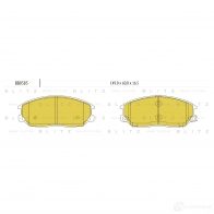 Тормозные колодки передние BLITZ FTMTTY 7 Opel Antara (D) 2 Кроссовер 2.2 CDTi 163 л.с. 2010 – 2015 bb0383