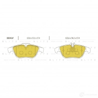 Тормозные колодки задние BLITZ Mercedes C-Class (W204) 3 Седан 3.0 C 280 (2054) 231 л.с. 2007 – 2014 0K BB2 bb0406p